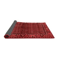 Tradicionalni perzijski tepisi za sobe okruglog oblika crvene boje, promjera 6 inča