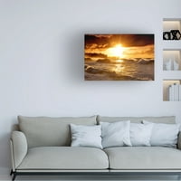 Dennis Frates 'Sunset 6' Canvas Art
