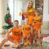 Cuhas obiteljska pidžama Dječaci Djevojčice Halloween podudarni setovi pidžama, odjeću za odjeću, podudaranje