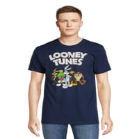 Looney Tunes muške i velike muške grafičke majice, 2-pack, S-3xl