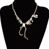 Do 65% popusta na žensku ogrlicu u Europi i Americi u prodaji ističu isti stil Ogrlice s kosturima dinosaura