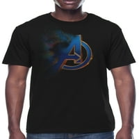 Marvel the Avengers Classic Shield Men i Big Men's Grafička majica