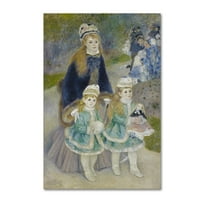 Zaštitni znak likovne umjetnosti majka i djeca ulje na platnu Renoirove četke