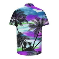 + Muške košulje bez granica, rasprodaja, Plus Size, ležerni gumbi, havajski print, košulja s kratkim rukavima
