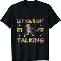 Majica s softball djevojkom