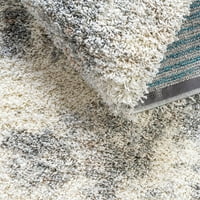 Okrugli tepih iz kolekcije od tisuću Sivi čupavi tepih savršen je za kuhinje i blagovaonice