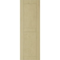 Stolarija u rustikalnom stilu od 15 Sh 44s dvije jednake ploče ravne rolete od glatkog drveta faa, premazane smeđom