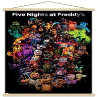 Pet noći kod Freddieja: Posebna dostava - magnetski uokvireni zidni plakat za kolaž, 22.37534
