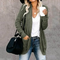 preporučena jakna s džepovima džemper ženski kaput dugih rukava kardigan džemper ženski kaput sako kaput