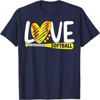 Softball majice za žene i tinejdžerice, majica s majicama