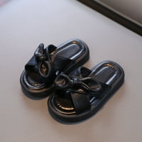 _ / Cipele za malu djecu; slatke modne obične sandale za plažu s mašnom s neklizajućim mekim potplatom; japanke