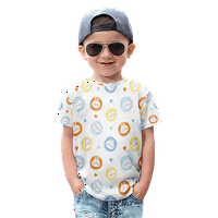 Odrasli Kids O-Neck Uskršnji print majica s kratkim rukavima Top bluze, odrasli-XL,07