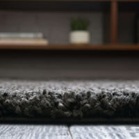 Jednobojni Prugasti tepih od 8 ' inča-Teal
