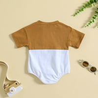 Rasprodaja odjeće za malu djecu 1 Dječja moda Slatki jednostavni stil krojena prugasta odjeća za puzanje kratkih