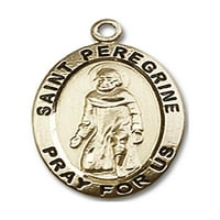 Medalja Svetog Peregrina od 14k žutog zlata