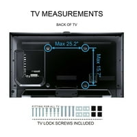 Univerzalni okretni TV stalak s nosačem za Sony LG Apple Flat-Ecreen LED LCD TV-ove s podesivim visinom TT105502GB