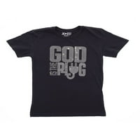 Religiozni Bog je čep, motivirajuća majica s kratkim rukavima od rhinestona i šljokica-sport za odrasle - AA
