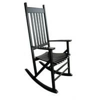 Klasična stolica za ljuljanje za odrasle - Crna