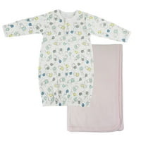 Dječja haljina s printom Bambini i pokrivač za novorođenčad