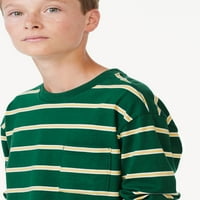 Besplatni montažni dječaci majica s dugim rukavima, veličine 4-18