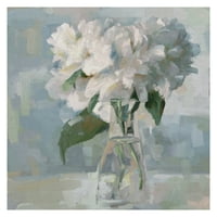 Umjetnička galerija remek -djela Bijeli cvjetni buket II Studio Arts Canvas Art 30 30